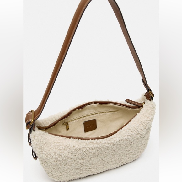 Zara fleece shoulder bag - Picture 5 of 6